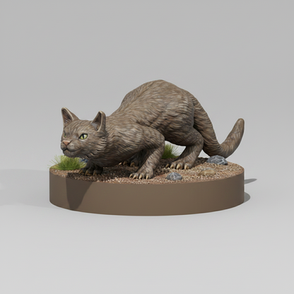 Cat RPG Miniature | D&D Pathfinder Familiar Companion | Blacksheep Industries
