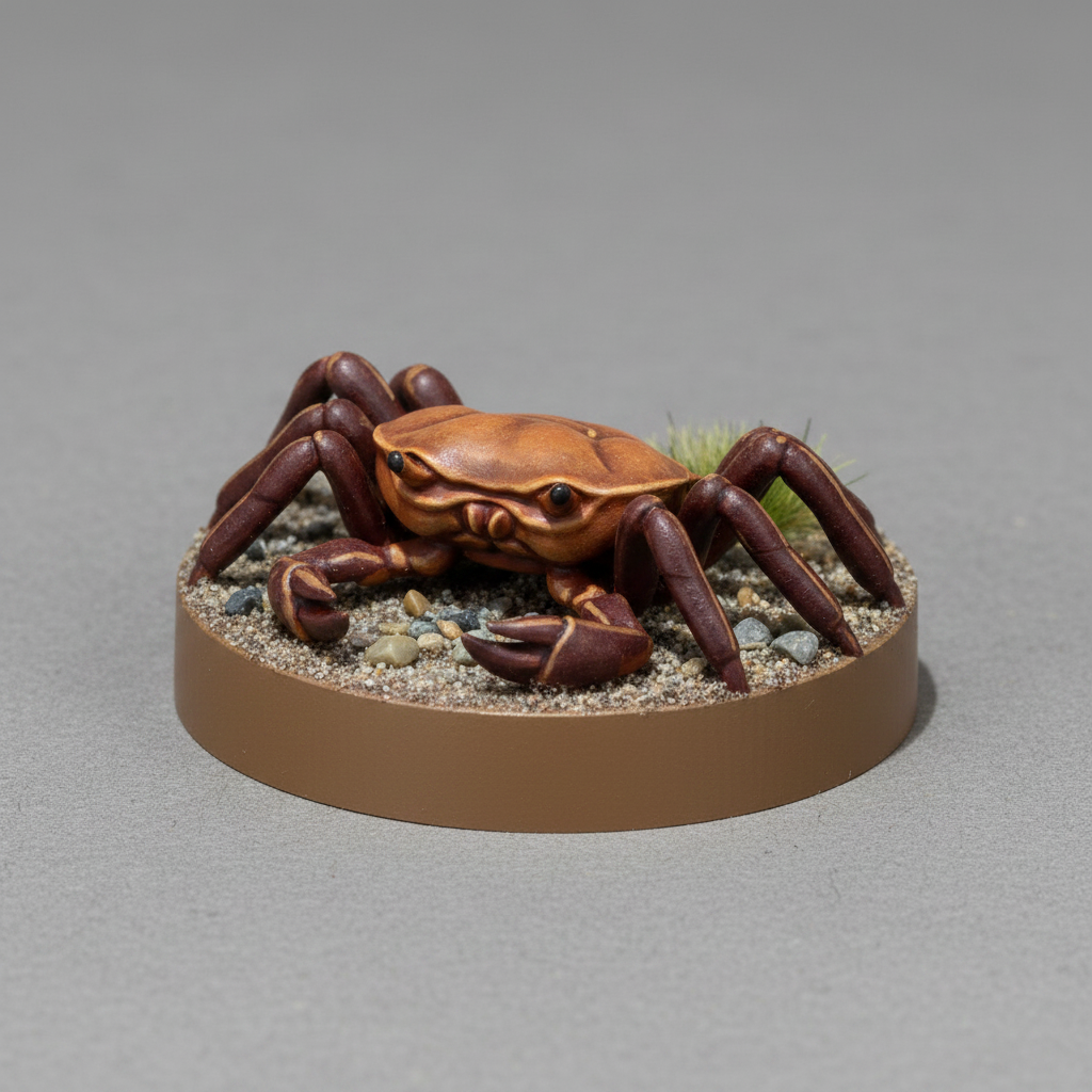 Crab RPG Miniature | D&D Pathfinder Coastal Creature | Blacksheep Industries