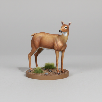 Deer RPG Miniature | D&D Pathfinder Forest Creature | Blacksheep Industries