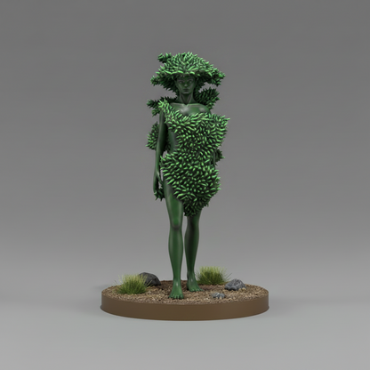 Dryad RPG Miniature | D&D Pathfinder Fey Forest Creature | Blacksheep Industries