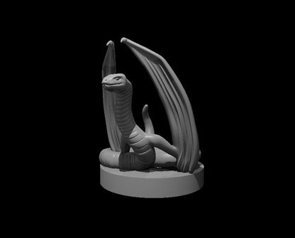 Flying Snake RPG Miniature | D&D Pathfinder Familiar Creature | Blacksheep Industries - Blacksheep Industries