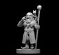 Gnome Male Warlock of the Fiend (Familiar on Shoulder & Staff) – RPG Miniature for Dungeons & Dragons, Pathfinder, and Tabletop RPGs
