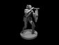 Half-Orc Female Bard (Gong & Blowgun) – RPG Miniature for Dungeons & Dragons, Pathfinder, and Tabletop RPGs