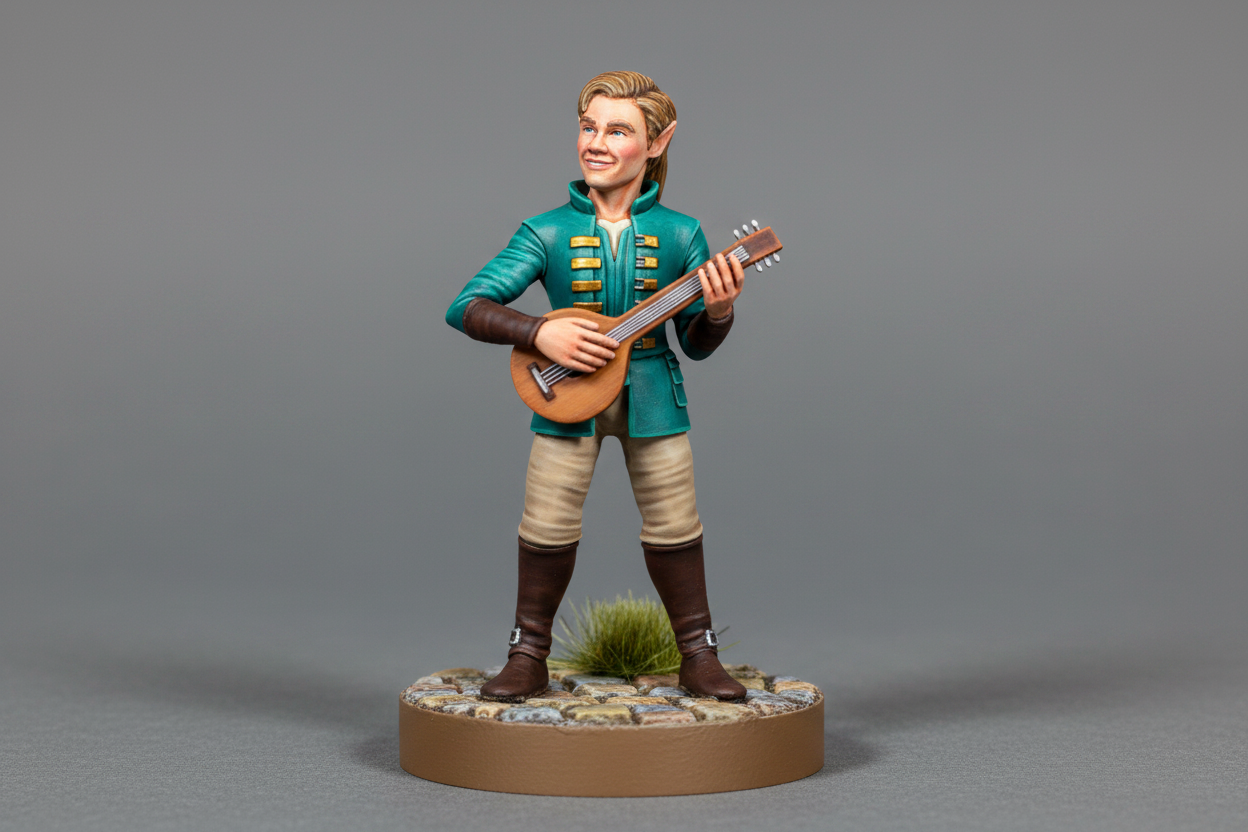 Halfling Male Bard Lute Miniature D D RPG BSI Blacksheep Industries Halfling Male Bard Lute Miniature D D RPG BSI Blacksheep Industries