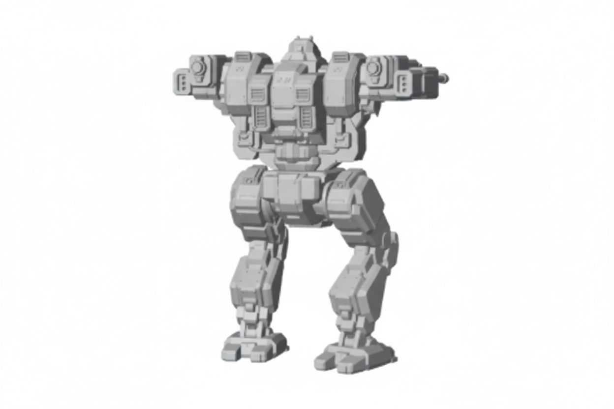 BJ-A Blackjack “Arrow” – BattleTech Miniature Resin Printed Model | Inner Sphere Medium BattleMech