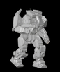 Hellhound BattleMech Resin Model with Hex Base – Tactical Precision for BattleTech