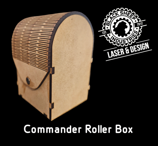 MTG Commander Roller Deck Box - Blacksheep Industries Laser & Design