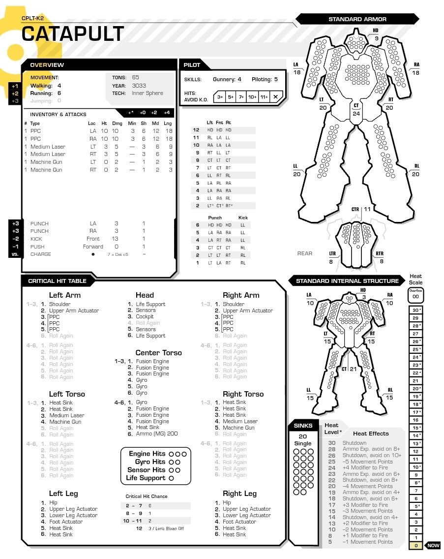 Catapult CPLT-K25 BattleTech Miniature