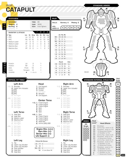 Catapult CPLT-K25 BattleTech Miniature