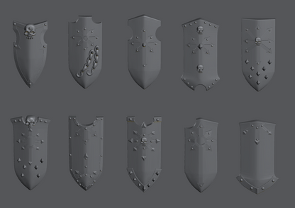 Dark Crusaders Squad Kit – Warhammer Fantasy Compatible Infantry Set