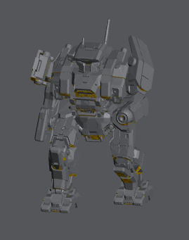 Charger CGR-1A4 – BattleTech Miniature Resin Printed Model | Inner Sphere Assault BattleMech - Blacksheep Industries