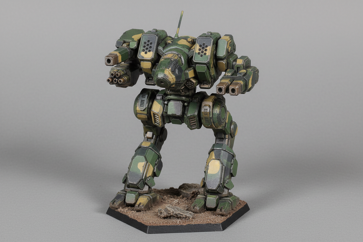 Black Lanner BLK-Prime4 – BattleTech Miniature Resin Printed Model | Clan Heavy OmniMech