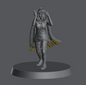 Human Female Stealth Scout (Cloak of Concealment) – RPG Miniature for Dungeons & Dragons, Pathfinder, and Tabletop RPGs