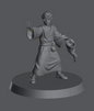 Human Male Illusionist (Wizard Hat & Spell) – RPG Miniature for Dungeons & Dragons, Pathfinder, and Tabletop RPGs