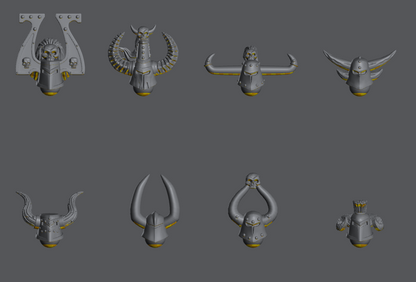 Dark Crusader Knights Squad Kit – Warhammer Fantasy Compatible Cavalry Unit