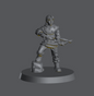 Human Male Arcane Archer (Energy Bow) – RPG Miniature for Dungeons & Dragons, Pathfinder, and Tabletop RPGs