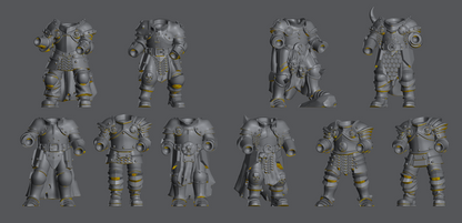 Dark Crusaders Squad Kit – Warhammer Fantasy Compatible Infantry Set