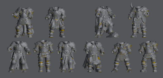 Dark Crusaders Squad Kit – Warhammer Fantasy Compatible Infantry Set