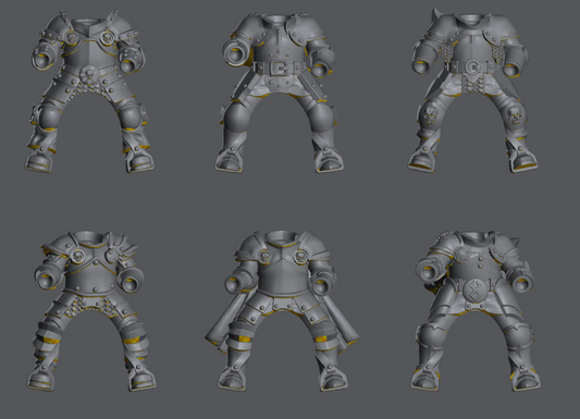 Dark Crusader Knights Squad Kit – Warhammer Fantasy Compatible Cavalry Unit