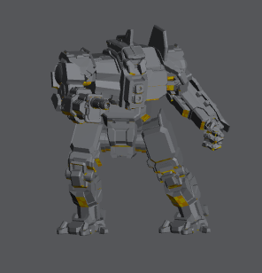 Centurion CN9-YLW – BattleTech Miniature Resin Printed Model | Inner Sphere Medium BattleMech - Blacksheep Industries