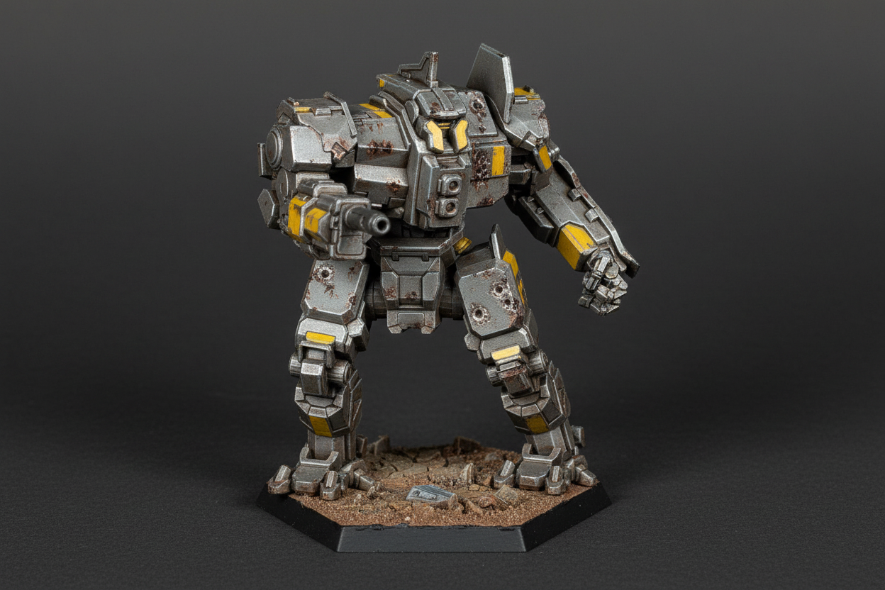 Centurion CN9-YLW – BattleTech Miniature Resin Printed Model | Inner Sphere Medium BattleMech