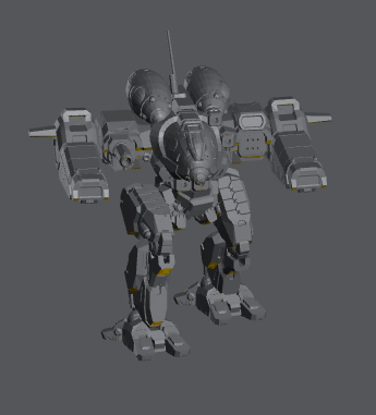 Champion CHP-1N4 – BattleTech Miniature Resin Printed Model | Inner Sphere Heavy BattleMech - Blacksheep Industries