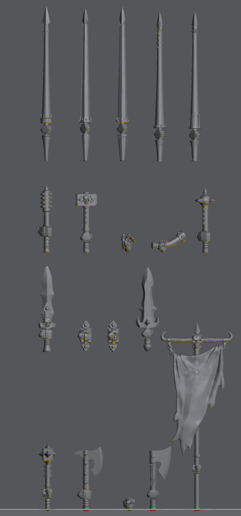 Dark Crusader Knights Squad Kit – Warhammer Fantasy Compatible Cavalry Unit