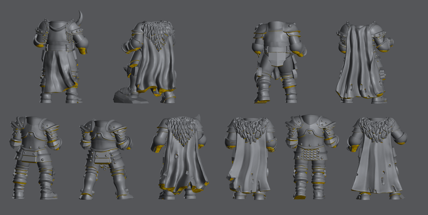 Dark Crusaders Squad Kit – Warhammer Fantasy Compatible Infantry Set