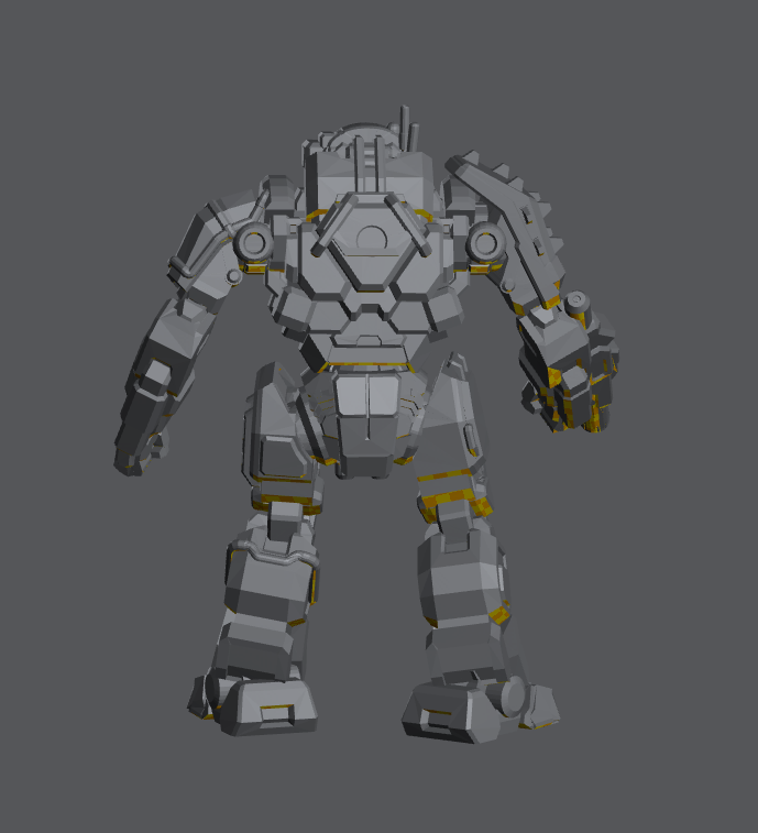 Black Knight BL-6-KNT – BattleTech Miniature Resin Printed Model | Inner Sphere Heavy BattleMech