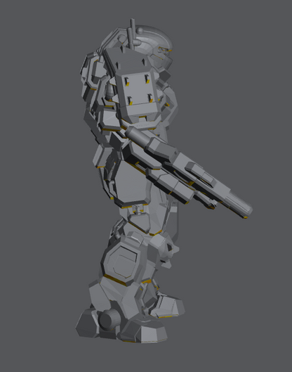 Black Knight BL-6-KNT – BattleTech Miniature Resin Printed Model | Inner Sphere Heavy BattleMech