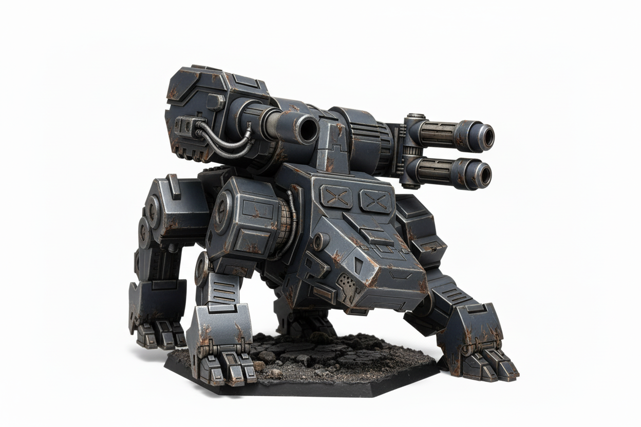 Barghest BGS-1T BattleTech Resin Miniature | Inner Sphere Heavy Quad BattleMech | Blacksheep Industries