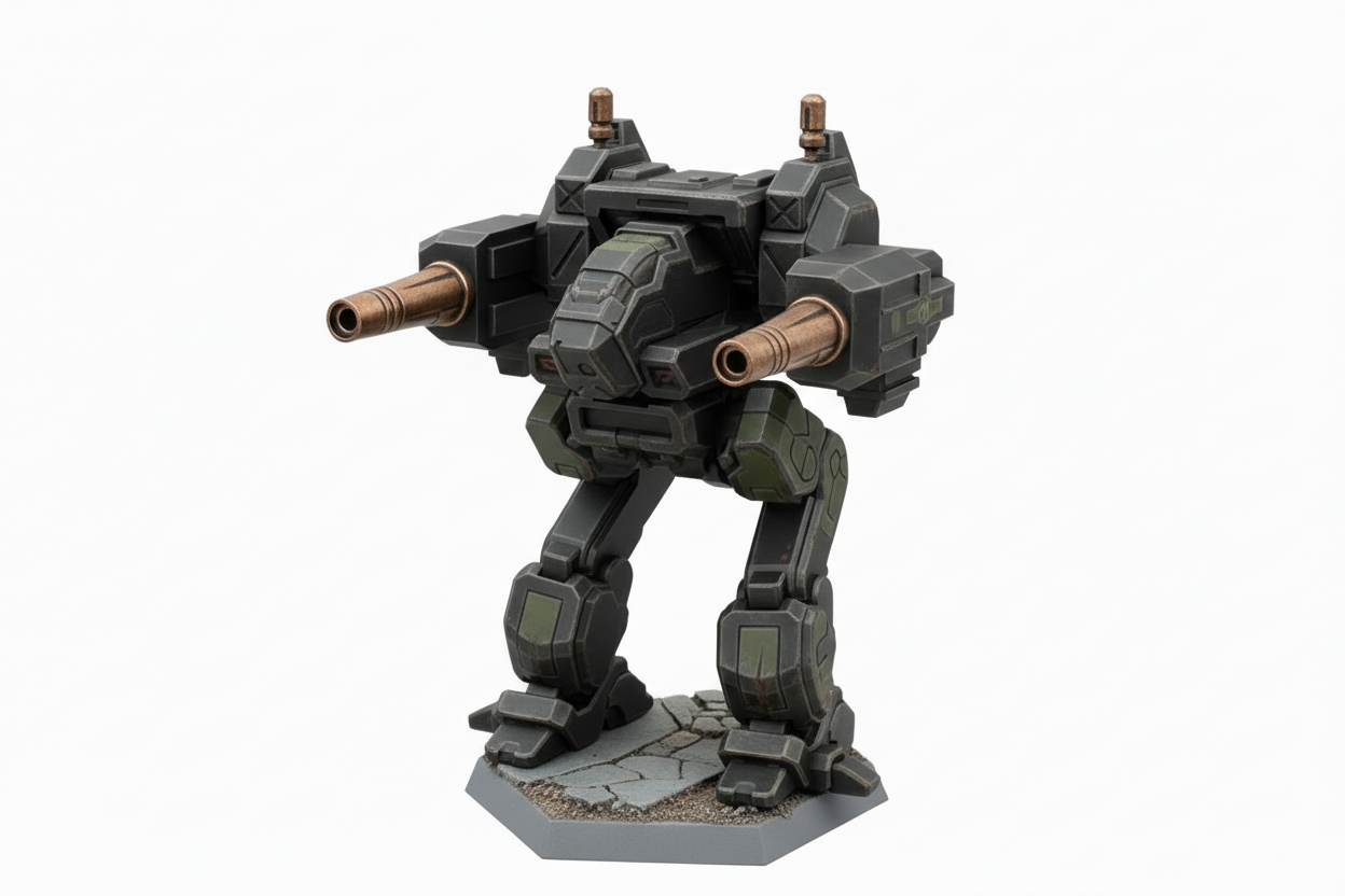 Nova Prime BattleTech Resin Miniature | Clan Medium OmniMech Black Hawk | Blacksheep Industries