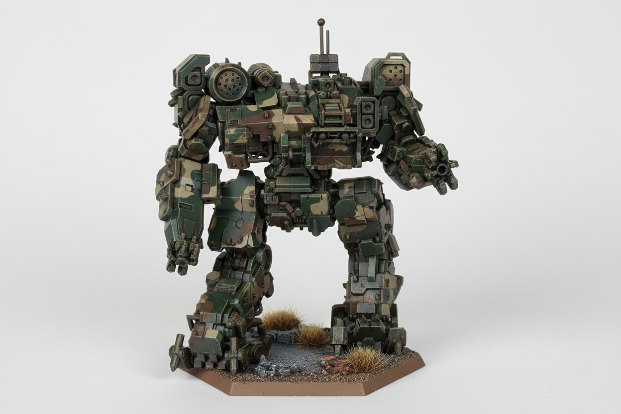 Corsair COR-1 – BattleTech Miniature Resin Printed Model | Inner Sphere Heavy BattleMech