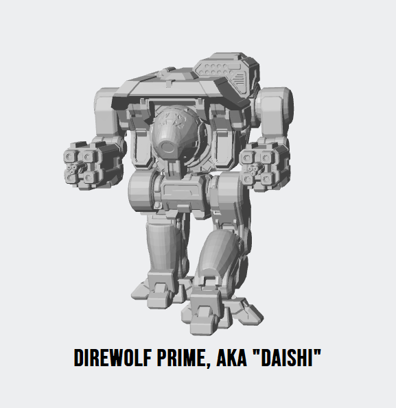 Direwolf Prime (Daishi) BattleMech