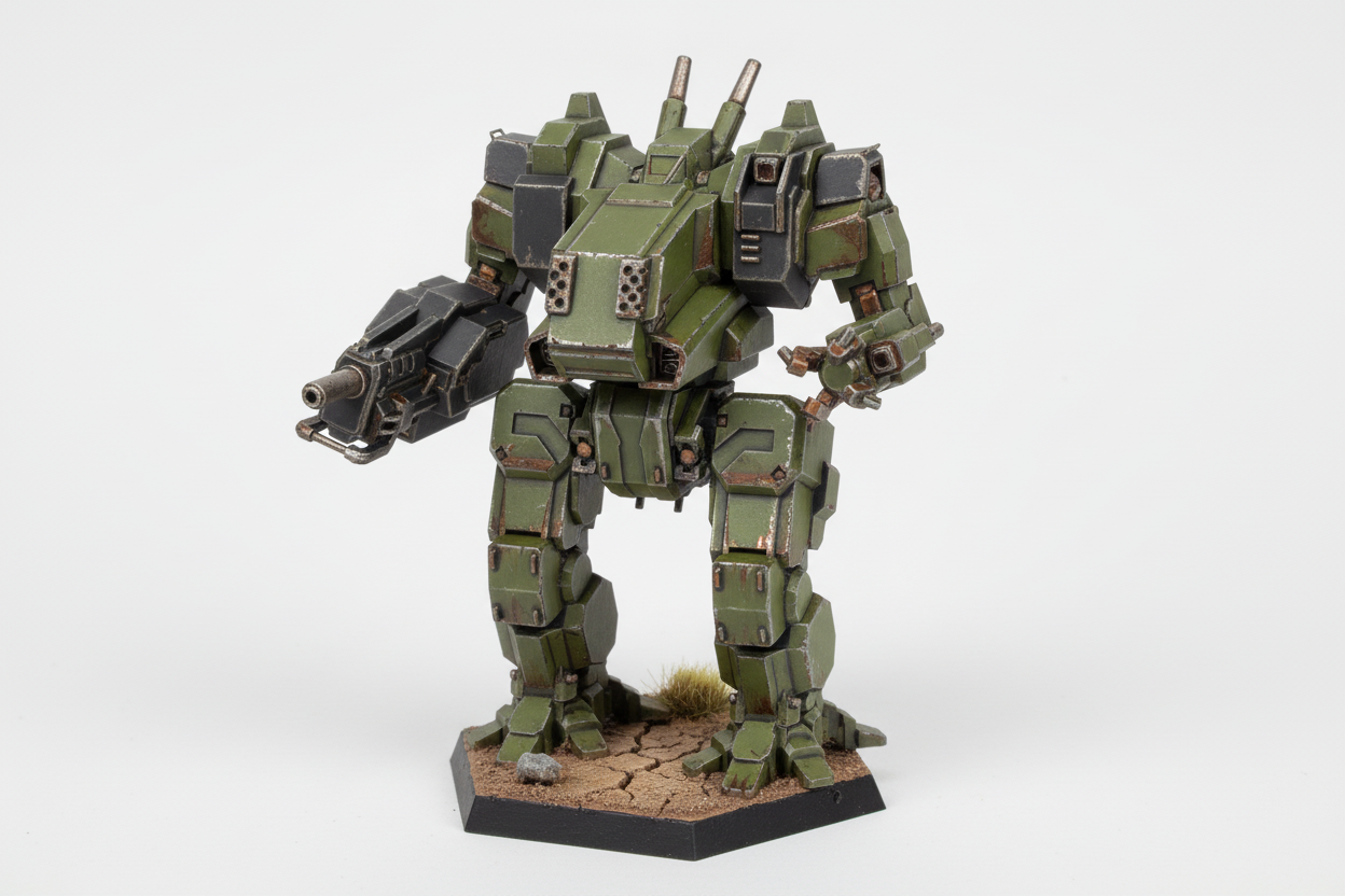 Dragon DRG-1N – BattleTech Miniature Resin Printed Model | Inner Sphere Heavy BattleMech