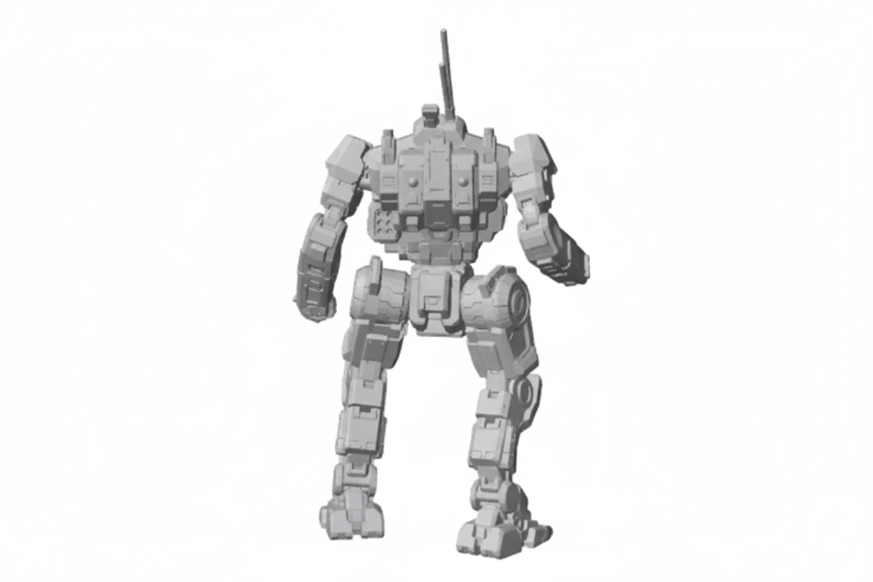 Assassin ASN-21 BattleTech Resin Miniature | Inner Sphere Medium BattleMech | Blacksheep Industries