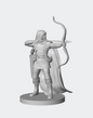 Elven Male Ranger Miniature – Precision Archer for RPG Adventures