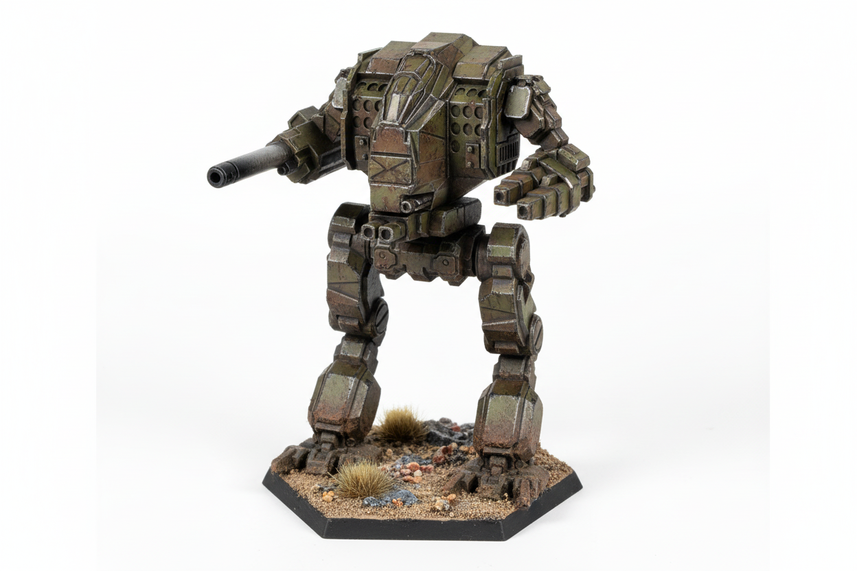 Avatar AV1-O BattleTech Resin Miniature | Inner Sphere Heavy OmniMech | Blacksheep Industries
