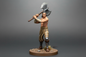 Half-Elf Male Barbarian (Great Axe) Miniature – RPG Miniature for Dungeons & Dragons, Pathfinder, and Tabletop RPGs