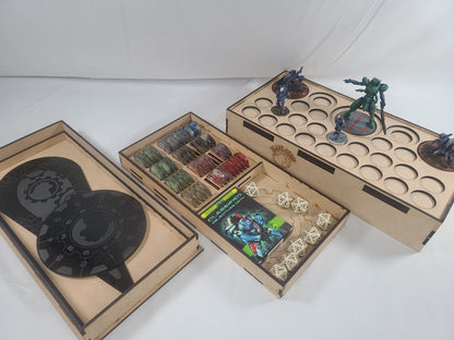 BSI Infinity Tournament Box 2.0 (Standard) - Upgraded Storage Solution for Infinity Players - Blacksheep Industries Laser & Design