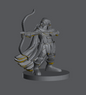Dwarf Male Ranger (Bow) – RPG Miniature for Dungeons & Dragons, Pathfinder, and Tabletop RPGs