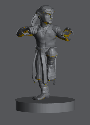 Halfling Male Monk (Unarmed, One-Leg Stance) – RPG Miniature for Dungeons & Dragons, Pathfinder, and Tabletop RPGs