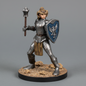 Tiefling Female Cleric (War Mace) – RPG Miniature for Dungeons & Dragons, Pathfinder, and Tabletop RPGs