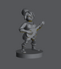 Halfling Female Bard (Lute) – RPG Miniature for Dungeons & Dragons, Pathfinder, and Tabletop RPGs