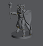 Tiefling Male Cleric (War Mace) – RPG Miniature for Dungeons & Dragons, Pathfinder, and Tabletop RPGs