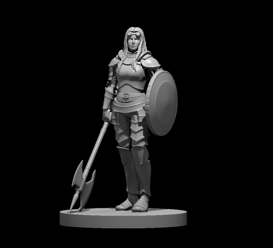 Human Female Artificer Fighter - Blacksheep Industries Laser & Design