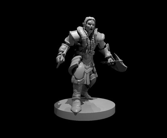 Elf Male Barbarian - Blacksheep Industries Laser & Design