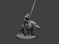 Half Orc Barbarian riding Boar - Blacksheep Industries Laser & Design