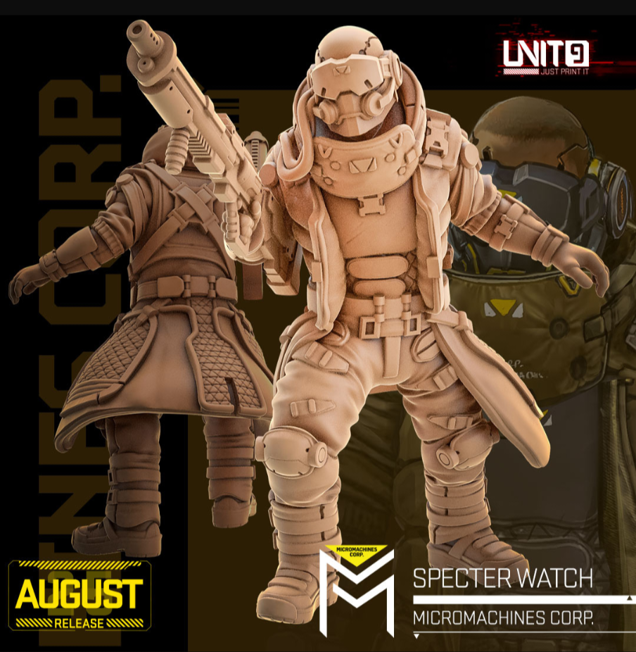 Specter Watch (5) – Unit9 Resin Miniature