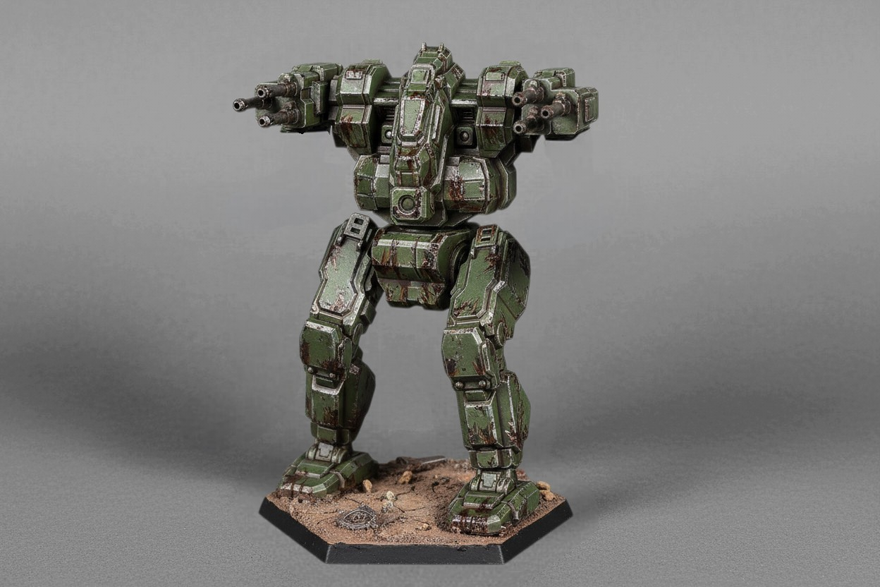 BJ-A Blackjack “Arrow” – BattleTech Miniature Resin Printed Model | Inner Sphere Medium BattleMech
